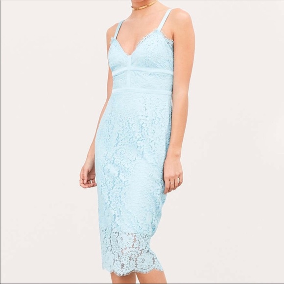 keepsake lace midi dress